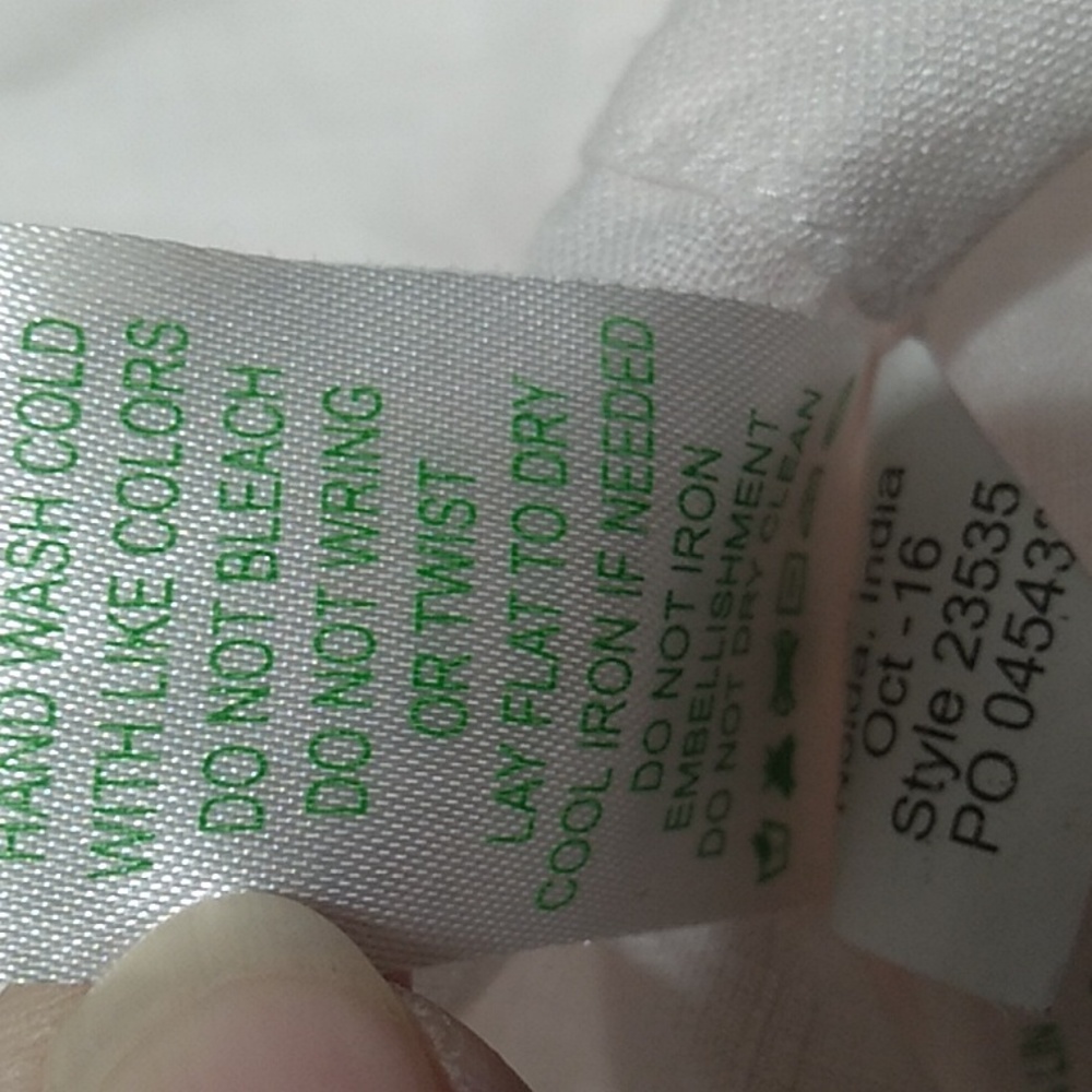SALE! Lilly Pulitzer Linen Top Sz.M Couple Flaws (X-55) - Picture 11 of 11
